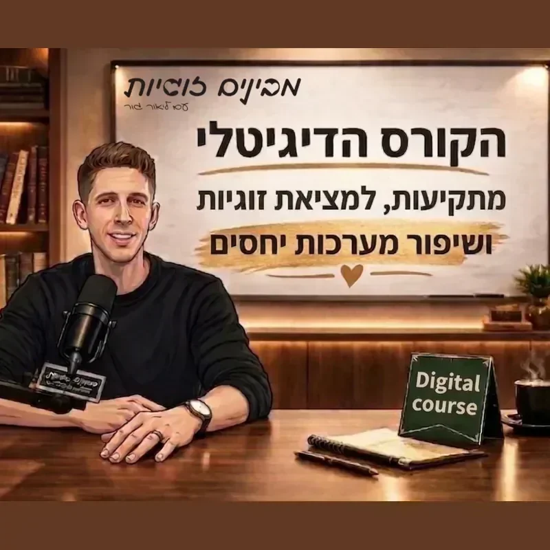 הקורס הדיגיטלי – יציאה מתקיעות