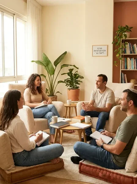 סביבת למידה חמה ואינטימית — מפגש קבוצתי בנושא זוגיות